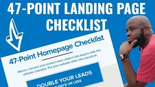 How to Optimize Landing Pages for Conversion - 47-Point Landing Page & Homepage Checklist