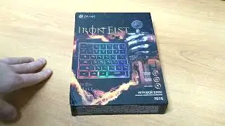 Игровой блок Oklick 701G IRON FIST, USB, c подставкой для запястий [sw-gk116]
