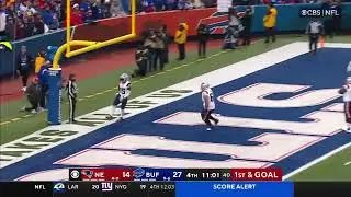 Ezekiel Elliott Rushing Touchdown | Patriots vs Bills