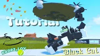 Cute BLACK KITTY TUTORIAL | plane crazy