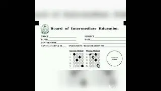 GUIDELINES FOR OMR SHEETS IN ANNUAL EXAMS 2022