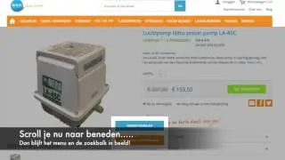 Sticky menu en zoekfunctie, voor altijd in beeld!