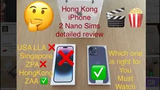 iPhone 14 Pro Max (HK) with 2 nano sim unboxing and Which region / version iphone 14 is best for you
