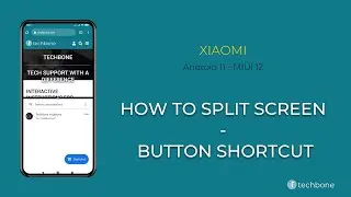 How to Open Split screen (Button shortcut) - Xiaomi [Android 11 - MIUI 12]