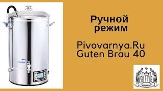 Программирование в ручном режиме Pivovarnya.ru Guten Brau 40