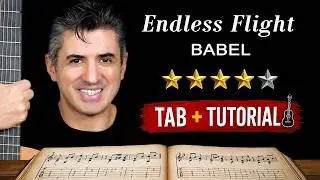Endless Flight (Babel soundtrack) by Gustavo Santaolalla | Fingerstyle Guitar Tutorial + Sheet & Tab
