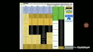 Looking at the September 2 week schedule on Comedy Central.