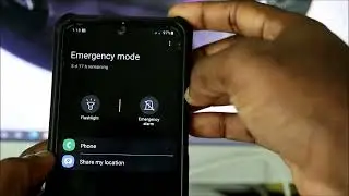 how to enter and exit samsung s23 s22 a52 a13 emergency mode