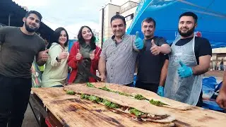 НЕВЕРОЯТНО ВКУСНАЯ ШАУРМА, ДЛИННАЯ ЛЮЛЯ И ГРОМАДНАЯ КОТЛЕТА В ТАНДЫРЕ ТОЛЬКО У АРСЕНА ДАЛИ!