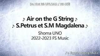 Shoma UNO 2022-2023 FS Music
