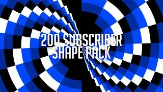 200 Subscriber Shape Pack!