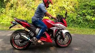 Modified yamaha fazer v 2.0 Burnout with after market exhaust