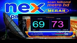 sw nex parabola merah zoom signal ll cara mencari siaran tv metro hd