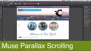 Parallax Scrolling Adobe Muse CC 2018