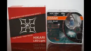 HIKARI CORE-12 LED vs OSRAM Cool Blue Intense NEXT GEN