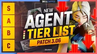 NEW Agent Tier List Patch 3.06! - Valorant Agent Meta