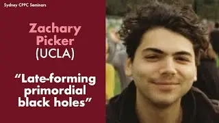 Zachary Picker (UCLA): Late-forming primordial black holes