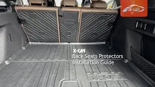 How to Install Your Back Seats Protectors | X-CAR Quick Guide