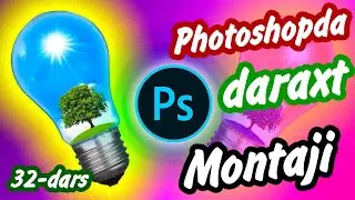 Photoshopda daraxt fotomontaji  #adobephotoshop #photoshop