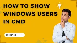 How To Show Windows Users In Cmd In Urdu / Hindi