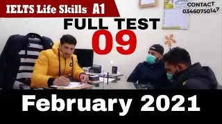 IELTS Life Skills A1 | Full Test | #09 | By TFLS | 2021
