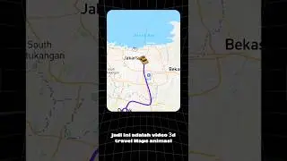 3D Travel Maps Animasi Tutorial