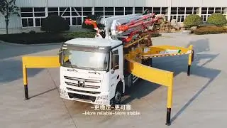Truck Mounted Concrete Boom Pump HB43K