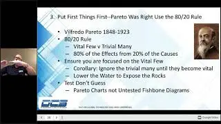 DCS 7 Habits Series Part 4 - First Things First Using the 80/20 Rule