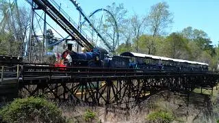 Busch Gardens Williamsburg Railway - April 4th, 2023 || TSMGL