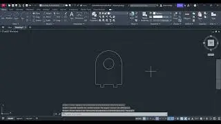 AutoCAD Tutorial for Beginners: Simple Mechanical Part Drawing