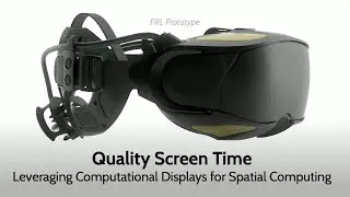 EI 2020 Plenary: Quality Screen Time: Leveraging Computational Displays for Spatial Computing