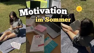 LERNEN IM SOMMER | Die besten Tipps für mehr Motivation ☀️