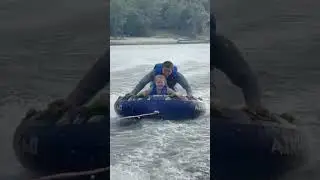 Water tubing with my daughter #memories #watertubing #boating #watersport #goodtimes #daddydaughter