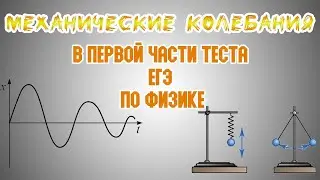 Механические колебания в первой части теста ЕГЭ по физике