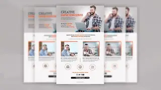 How to Create Company Email Newsletter Template Design | Adobe Photoshop Cc