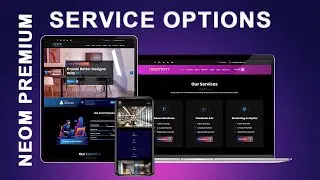How to Use Service Options in Neom Premium Theme For Wordpress ?