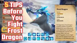 Top 5 Tips: Conquering Frost Dragon For DPS in Call Of Dragons(Android Emulator)