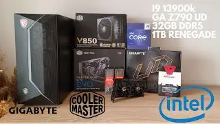 PC Build 2023 - Intel I9 13900K DDR5 ADATA XPG Hunter Gigabyte Z790UD 1TB Kingston Renegade