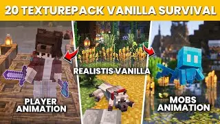 Best 20 Minecraft Vanilla+ Texture Packs for Survival | 1.20 - 1.21