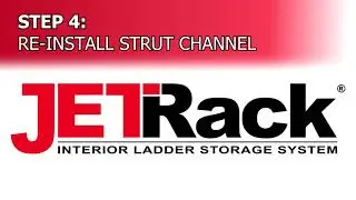 Step 4: Re-Install Strut Channel  - JET Rack Step-by-Step Install