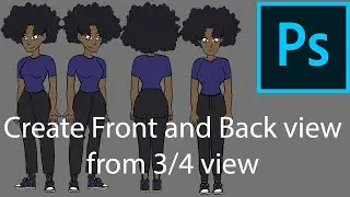 How to Animate   Photoshop to Creating Front and Back View from Character Animator