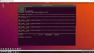 Quick Terminal Video Creating 4 LXD Containers With Ansible