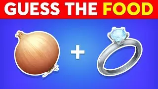 Guess The Food By Emoji 🍔🍗 Food And Drink | Emoji Quiz
