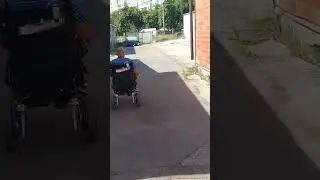 Запустили електричного візка для бійців поранених в госпіталь 