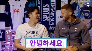 HEUNG-MIN SON TEACHES VICARIO HOW TO SPEAK KOREAN 🇰🇷