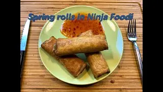 Spring rolls in Ninja Foodi