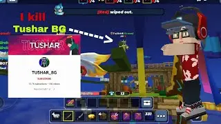 I kill Tushar BG in Bed wars EZ kill in ||Blockman Go