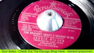 Sales - Jackie Wilson - You Bought About A Change In me