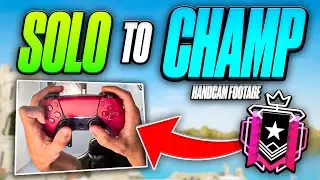 (HANDCAM) How to SOLO QUEUE to Champion - Guide By Console Pro - Rainbow Six Siege X Console Ranked