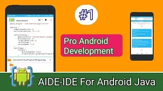 #01-AIDE-IDE For Android Java 👌